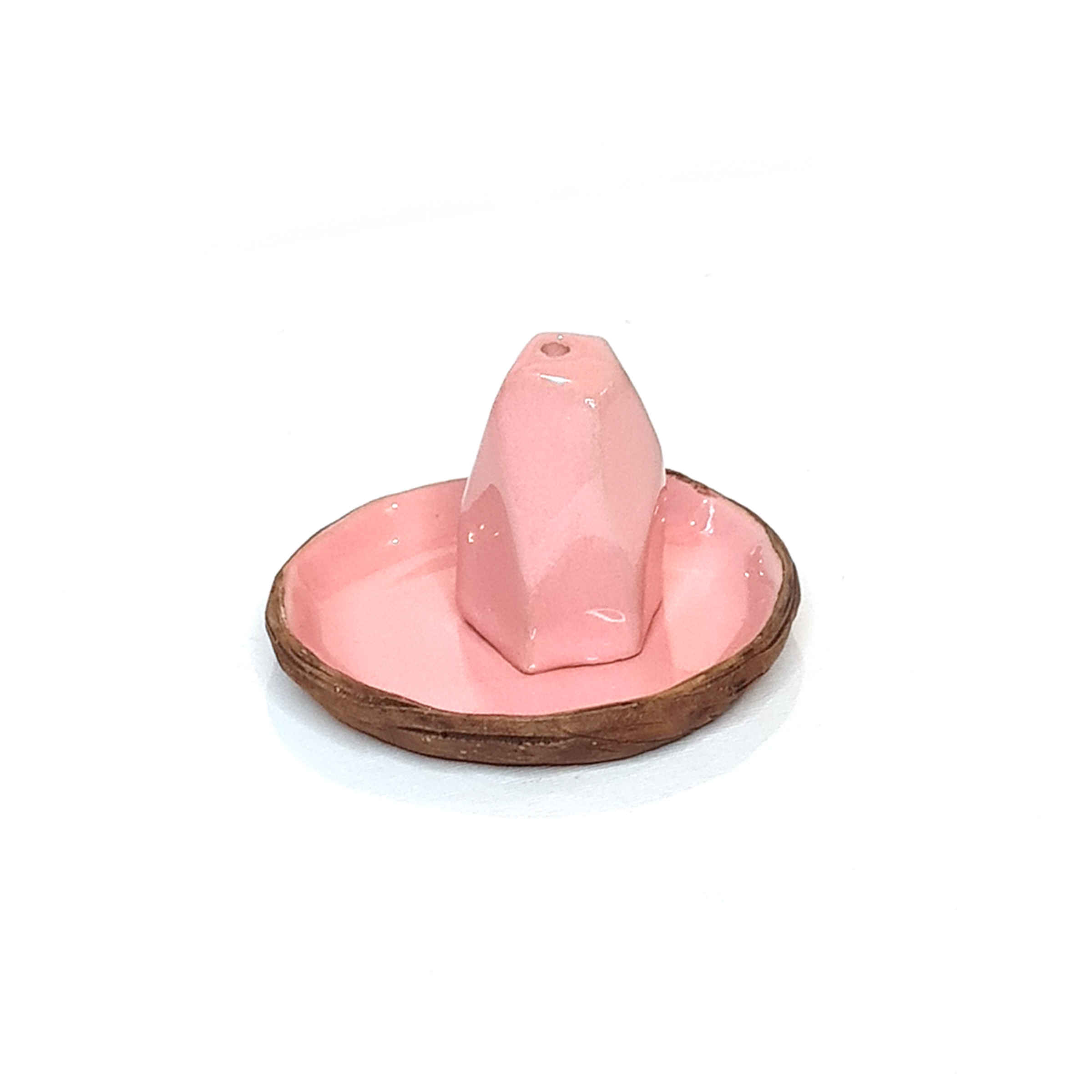 Handgemaakte Aardewerken Wierookhouder – Lilac Rock