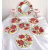 Haft-seen Set met Bloemenpatroon – Wit Nowruz