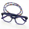 Brillenkoord – Blauw Gestreept Traditioneel
