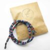 Brillenkoord – Blauw Gestreept Traditioneel