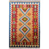 Echte Perzische Tabriz Kelim, stamgeometrisch, van wol