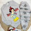 Meisjes Sweatshirt & Broek Set – Sneeuwwitje Grijs