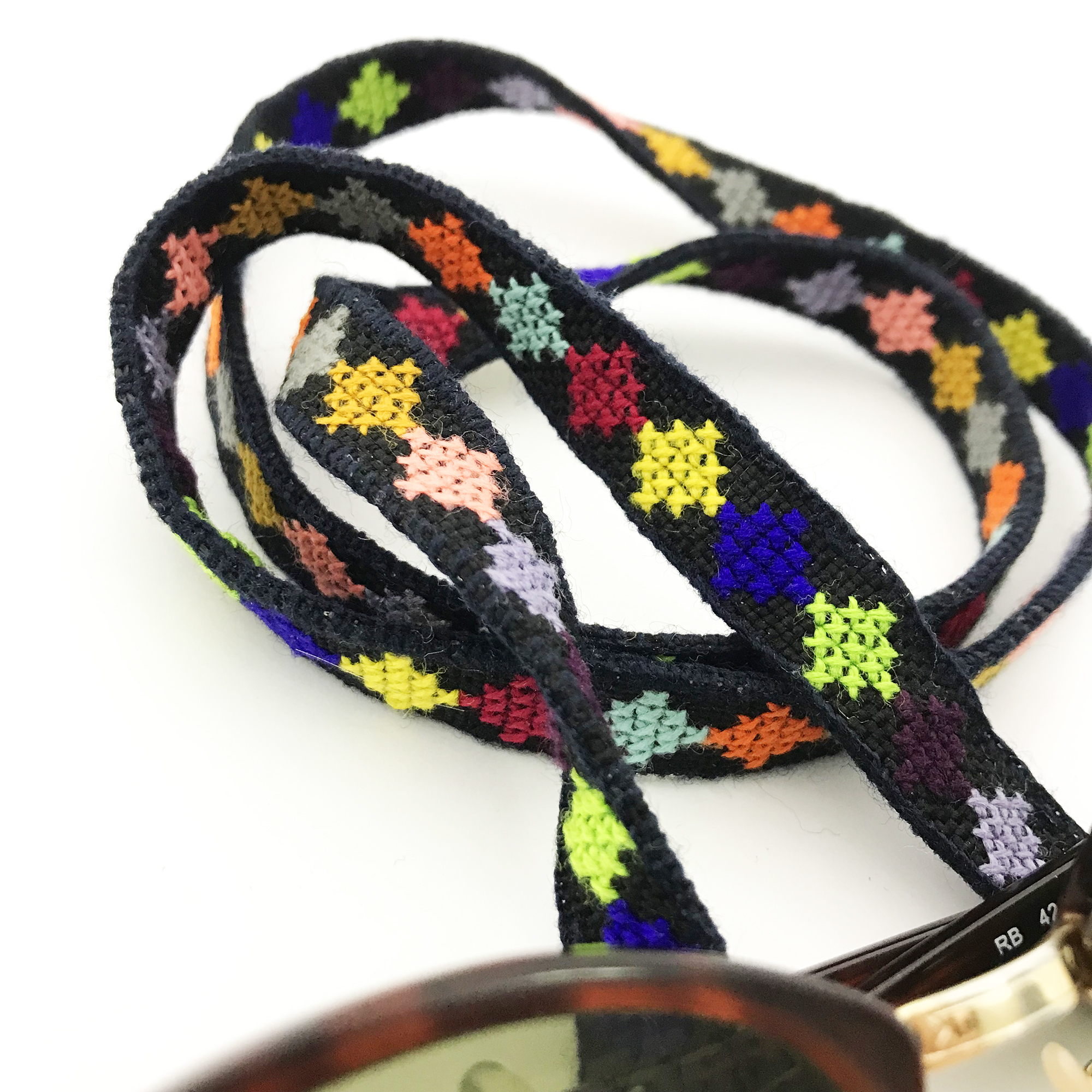 Handgemaakt Brillenkoord – Elegant Baluchi Borduurwerk
