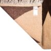 Handgeknoopt Perzisch minimalistisch Gabbeh tapijt - Geometrisch, Bruin, Wol