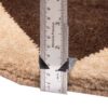 Handgeknoopt Perzisch minimalistisch Gabbeh tapijt - Geometrisch, Bruin, Wol
