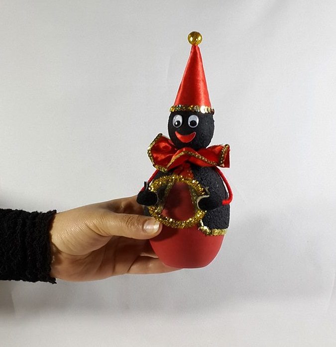 Perzische Hadji Firoez aardewerk poppen – Nowruz set van 2