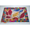 Perzisch Handgeknoopt Patchwork Tapijt Barg Riz