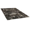 Vintage Perzisch Handgeknoopt Patchwork Tapijt Shadow Zwart