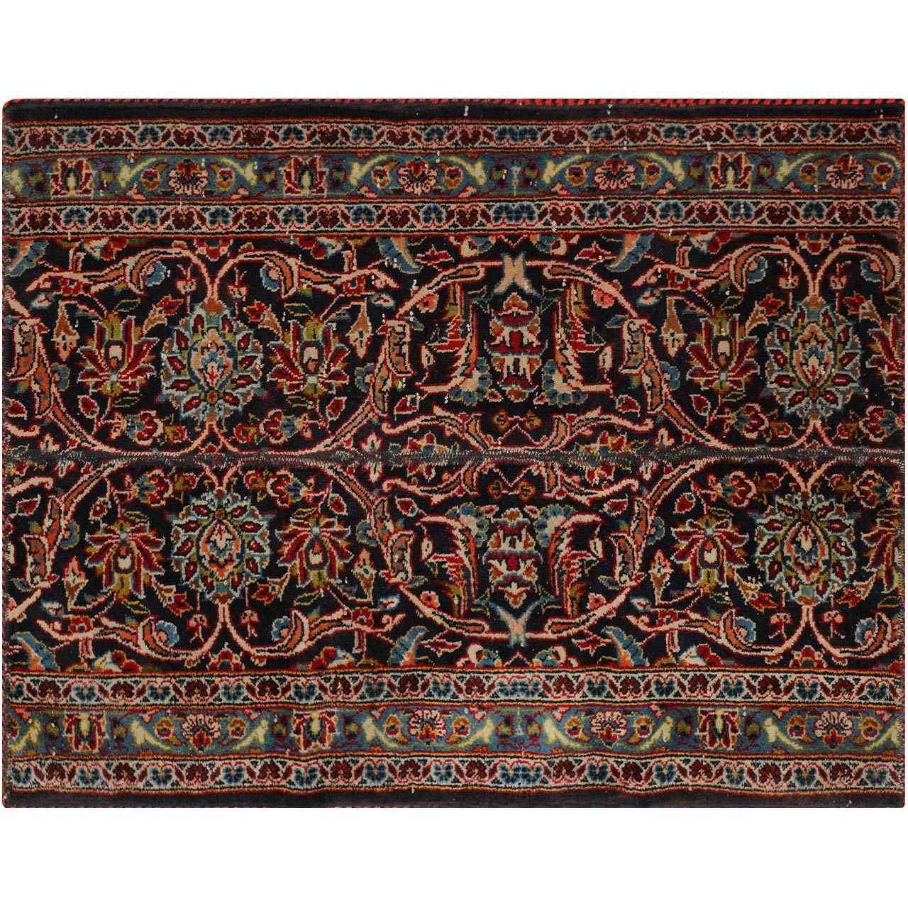 Vintage Patchwork Tapijt Joseph – Baksteenrood