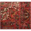 Vintage Patchwork Tapijt Baharan – Rood Katoen