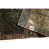 Vintage Perzisch Handgeknoopt Patchwork Tapijt Nasim Groen