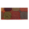 Vintage Perzisch Handgeknoopt Patchwork Tapijt Samin Bruin