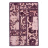 Vintage Perzisch Handgeknoopt Patchwork Tapijt Violet