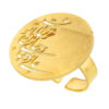 Perzische Messing Zegelring voor Dames Rond
