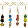 Hijab U-Clips Set met Kleurrijk Kralenontwerp (4 stuks)