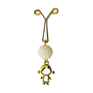 Hijab U-Clips met Parels voor Meisjes (Goud)