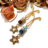 Hijab U-Clips met Ster Hanger (4 stuks, Goud)