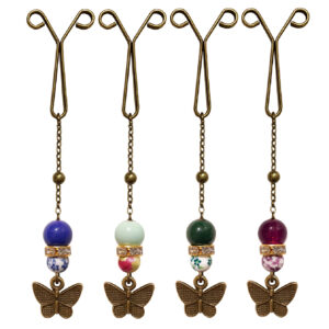 Hijab U-Clips met Lange Vlinder Hanger (4 stuks)
