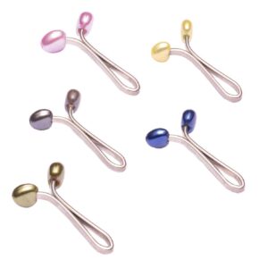 Hijab U-Clips met Kleurrijke Kunstparels (5 stuks)