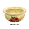 Handgemaakt Aardewerk Wierookhouder – Bloemen Design