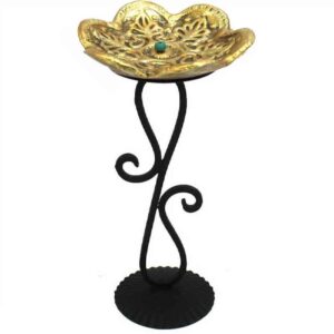 Aardewerk Wierookhouder – Gouden Bloem Design