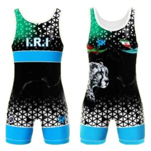 Iraans worstelsinglet voor heren – Blauw Leopard
