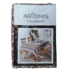 Perzisch Tafelkleed Isfahan Kalamkari — Model Artemis II — Handgemaakte Blokdruk Roze
