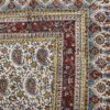 Iraans Tafelkleed: Traditionele Kalamkari Blokdruk van Isfahan Iblue