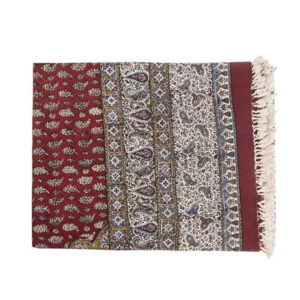 Iraans Tafelkleed: Traditionele Kalamkari Blokdruk van Isfahan Kust