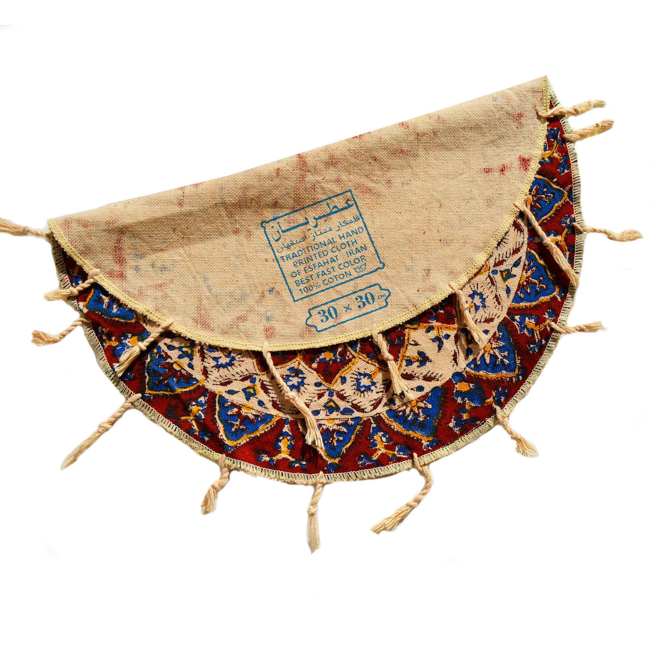 Iranian Tafelkleed: Isfahans Traditionele Kalamkari Blockprint Khorshid