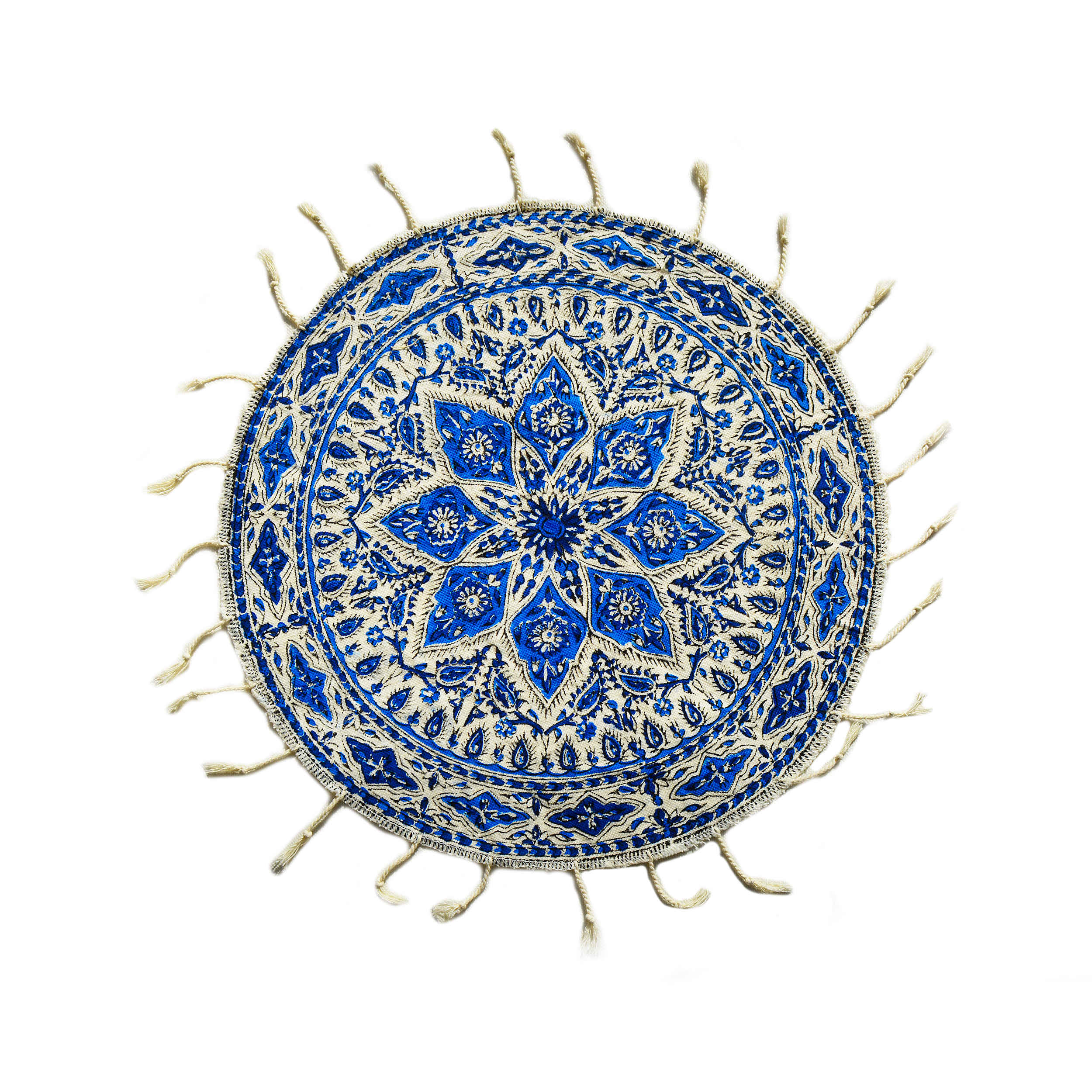 Iranian Tafelkleed: Isfahans Traditionele Kalamkari Blockprint Khorshid II