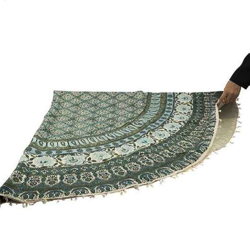 Iraans Tafelkleed: Traditionele Kalamkari Blokdruk van Isfahan Stralend