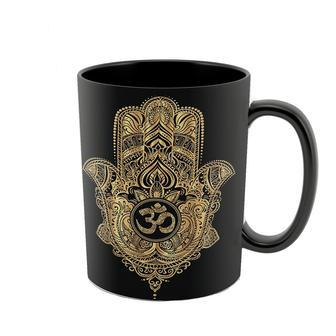 Islamitische Warmtegevoelige Koffiemok – Hamsa Patroon