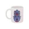 Islamitische Keramische Koffiemok – Hamsa Hand van Fatima Patroon