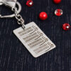 Islamitische Sleutelhanger Staal – 4 Qul Soera Patroon