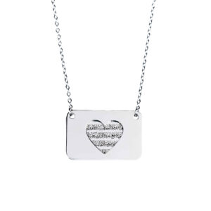 Islamitische Stalen Ketting met Ayat al-Kursi Envelop Design Medaillon