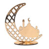 Islamitische Acryl Tafelkandelaar met Ramadan & Halve Maan Design