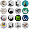 Islamitische Pinback Button Set – Ramadan Kareem (16 stuks)