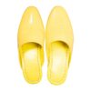Islamitische Stijl Gele Nalain Slippers met Kunstleer