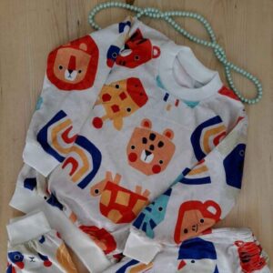 Kinder sweatshirt en broek set met dierenmotief