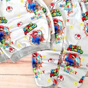 Kinder sweatshirt en broek set met Super Mario ontwerp