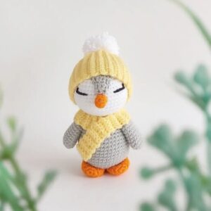 Amigurumi Gehaakte Pinguïn Knuffeldier – Handgemaakt