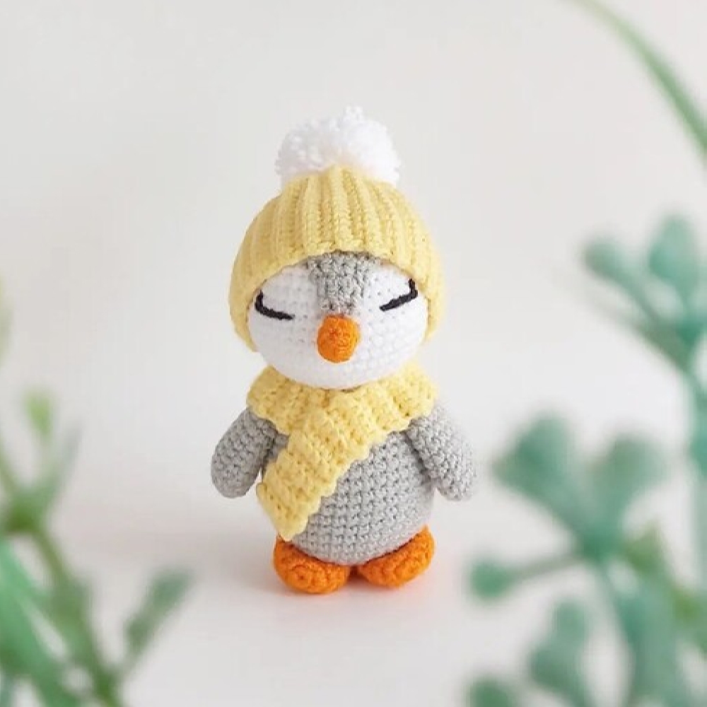 Amigurumi Gehaakte Pinguïn Knuffeldier – Handgemaakt