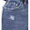 Loose Fit Jeans – Blauw Gescheurd Denim