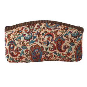 Perzische Make-up Tas in Paisley Termeh Stof voor Dames