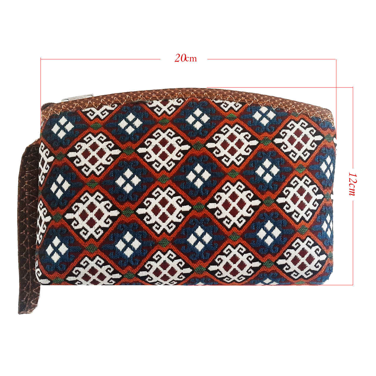 Perzische Make-up Tas van Stof met Traditionele Stijl & Organizer