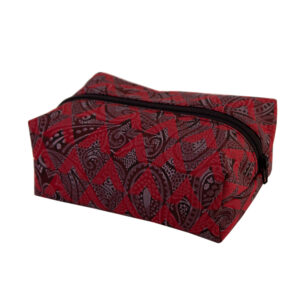 Perzische Make-up Tas in Paisley Stoffen Traditionele Stijl voor Dames