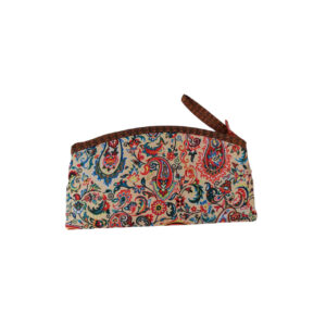 Perzische Make-up Tas in Paisley Termeh Stof voor Organisatie van Cosmetica