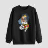 Heren Sweater met Ronde Hals Abstract Eminem Print