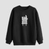 Heren Sweater met Ronde Hals Katoen Zwart Harry Potter